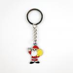 Christmas Themed Soft Enamel Keychain Festive Santa Designs for Holiday Cheer