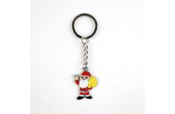 China Christmas Themed Soft Enamel Keychain Festive Santa Designs for Holiday Cheer supplier