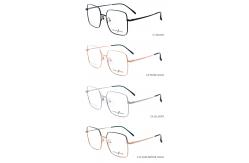 China Spectacle Designer Square Ultralight B Titanium Glasses Frame 66195 supplier