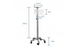 China White Patient Shifting Trolley - Foldable Handle for Convenient Shifting supplier