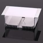 Standad LED Aluminium Profile Cool Down Quickly Square Shape With Cover Profile for sale