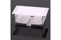 China Standad LED Aluminium Profile Cool Down Quickly Square Shape With Cover Profile supplier