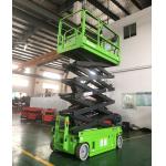 10m Self Propelled Scissor Lift Aerial Work Platform MEWP 320Kg Loading Capacity With Extendable Platform for sale
