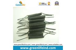 China Mini Retractable Light Green Short Coil Tethers supplier