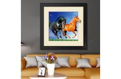 China 5D Running Horse Image 3D Lenticular Printing Service MDP Frame supplier