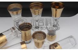 China Double-sides TiN Gold glassware coating machine- RT1400-PLUS supplier