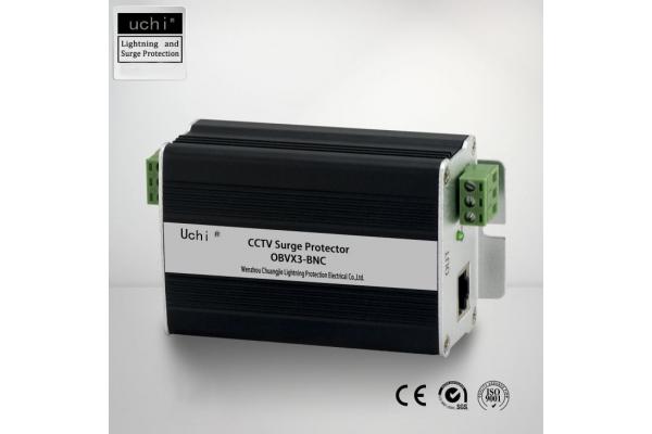 Uc 8Vdc CCTV Lightning Arrester , Security Camera Surge Protector CE Approved