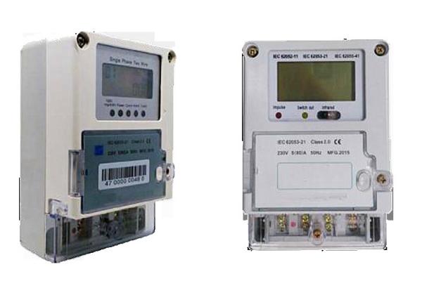 Single Phase Two Wires LoRaWAN Smart Meter Remote Fee Control Electric Meter