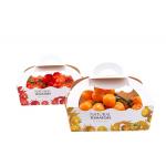 CMYK Fruit And Vegetable Packaging Boxes With Varnishing Embossing Printing for sale