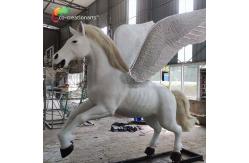 China CE Weather Proof Simulation Realistic Animatronic Animals Pegasus Fun Park Animals supplier