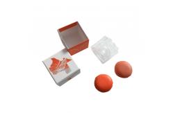 China 2pcs Nice Printing Macaron Packaging Box Kraft Paper with Plastic Inner Tray supplier