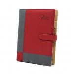 PU Leather Ring Binder Journal , Middle Size Refillable Planners Organizers for sale