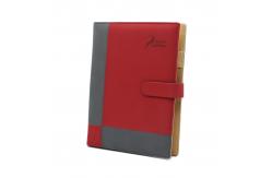 China PU Leather Ring Binder Journal , Middle Size Refillable Planners Organizers supplier