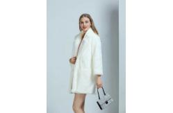 China Winter Custom Puffer Down Coat  Faux Fox Fur Coat For Ladies supplier