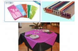 China Slices / Rolls Packed Non Woven Polypropylene Tablecloth for Catering Business supplier