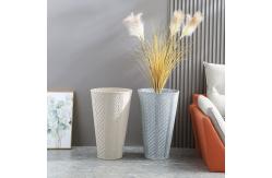 China Chic Fiber Clay Planter Elevate Your Plant Display with Minimalist Design supplier