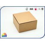 E-Flute Kraft Paper Packaging Mailer Box No Print Special Design for sale
