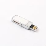 Shockproof Metal USB Flash Drive Silver And Customized Color Laser / Dome / Print Logo for sale