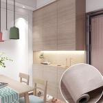 Moisture Proof Faux Wood Grain Wallpaper 100m Peel And Stick Removable Wallpaper for sale