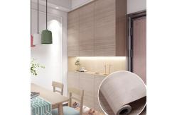 China Moisture Proof Faux Wood Grain Wallpaper 100m Peel And Stick Removable Wallpaper supplier