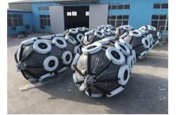 China YOKOHAMA Tyres Chain Pneumatic Boat Fenders Black White Color Vulcanized supplier