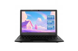 China Students 10 Android Laptop All Winner CPU EMMC 64GB Plastic Housing supplier