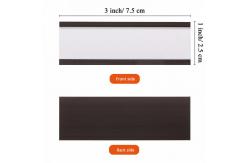 China Plastic C Channel Magnetic Label Holder Multipurpose For Cabinet Locker supplier