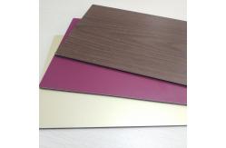 China Exterior Wall Cladding A1 Aluminum Wood Grain Metal Panels , ACP Composite Panel supplier
