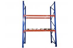China Heavy Duty Cold Steel Warehouse Storage Beam Pallet Rack With Adjustable Beam supplier