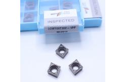 China Fracture Resistance Cermet Turning Tool Inserts Good Surface Smoothness CCMT09T302-1PP MC2010 supplier