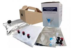 China Plastic Juice Bags in Box Packaging with Smooth/Textured Surface and supplier