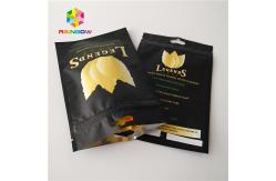 China Smell Proof Custom Printed Sative Leaves Packaging Smoking Weed Bags For Tobacco supplier
