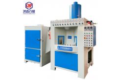 China Automatic Wine Bottle Sand Blasting Glass Machine supplier