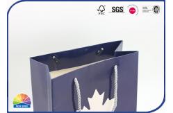 China Chocolate Packaging Paper Shopping Bags Matt Lamination With Nylon Ropes supplier