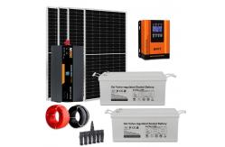 China Home Solar Energy System 2KW Solar Panel Kit Off Grid With Mounting System supplier