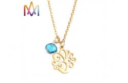 China Clavicle Womens Engraved Necklace supplier