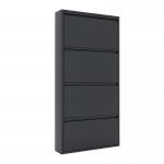 Wall Mounted Metal Shoe Cabinet Home Storage Footwear Cupboard for sale