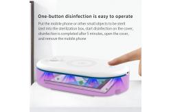 China Portable UV Light Sanitizer Box Wireless Charging Pad For IWatch supplier