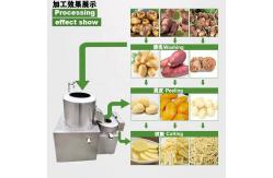 China Automated Fruit Vegetable Processing Machine 200kg/H Potato Peeling And Slicing Machine supplier