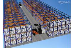 China Metal Storage Drive In Warehouse Racking , Drive Through Pallet Rack System supplier