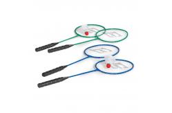 China Iron Badminton Training Shuttlecock Racquets Shuttle Bat And Ball ABS supplier