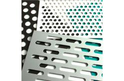 China φ2-6mm Punch Plate / Perforated Sheet Galvanized Material Silver supplier