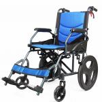 Customized Wheels Lightweight Easy To Carry and Store Foldable Manual Wheelchair With Flip-up Armrest for sale