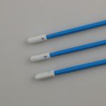 3.2mm Mini Round Head Cleanroom Foam Swab With Double Heads For Slots Cleaning for sale