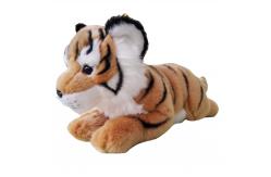 China EN71 25cm Simulation Tiger Stuffed Doll With Polypropylene Cotton Filling supplier