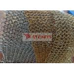 Carbon Steel Round Ring Mesh For Shopping Mall Decoration for sale