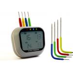 60m Wireless Grill Meat Thermometer Remote Monitor With 4 Probes for sale