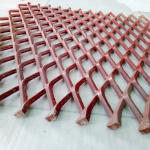Fencing Raised Expanded Metal Diamond Mesh Carbon Steel 3.14lbs Grating Grid for sale