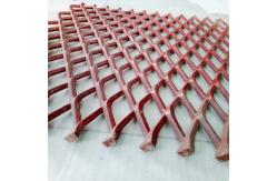 China Fencing Raised Expanded Metal Diamond Mesh Carbon Steel 3.14lbs Grating Grid supplier