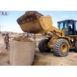 Military Geotextile Sand Filled Barriers , Hot Dipped Galvanized Hesco Type Barriers for sale